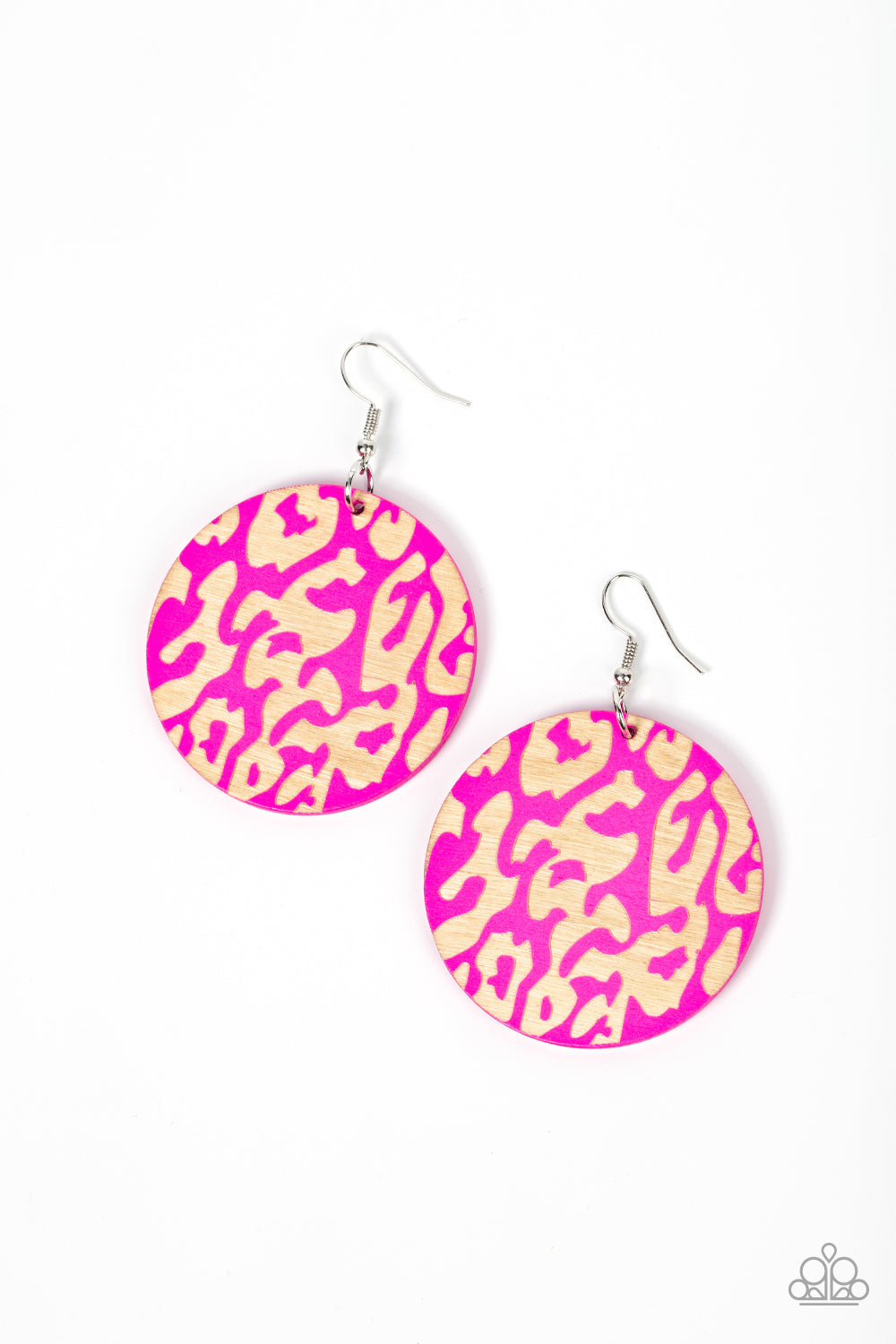 Catwalk Safari - Pink Earrings - Paparazzi Accessories 