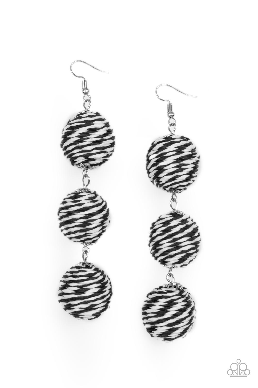 Laguna Lanterns - Black Earrings - Paparazzi Accessories - Paparazzi Accessories 