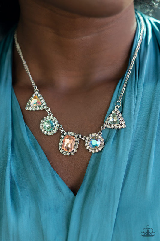 Posh Party Avenue - Multi Necklace - Paparazzi Accessories - Paparazzi Accessories 