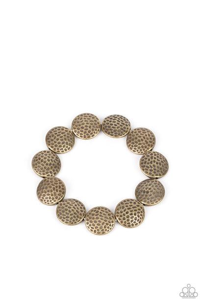 Ancient Animal - Brass Bracelet - Paparazzi Accessories - Paparazzi Accessories 