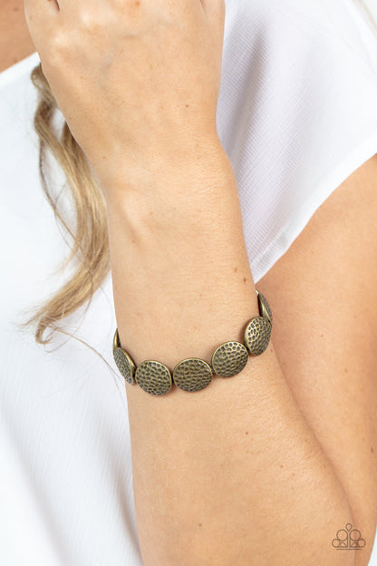 Ancient Animal - Brass Bracelet - Paparazzi Accessories - Paparazzi Accessories 
