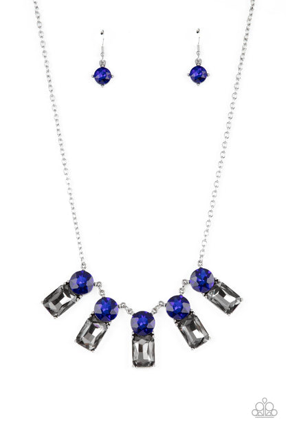 Celestial Royal - Blue Necklace - Paparazzi Accessories - Paparazzi Accessories 