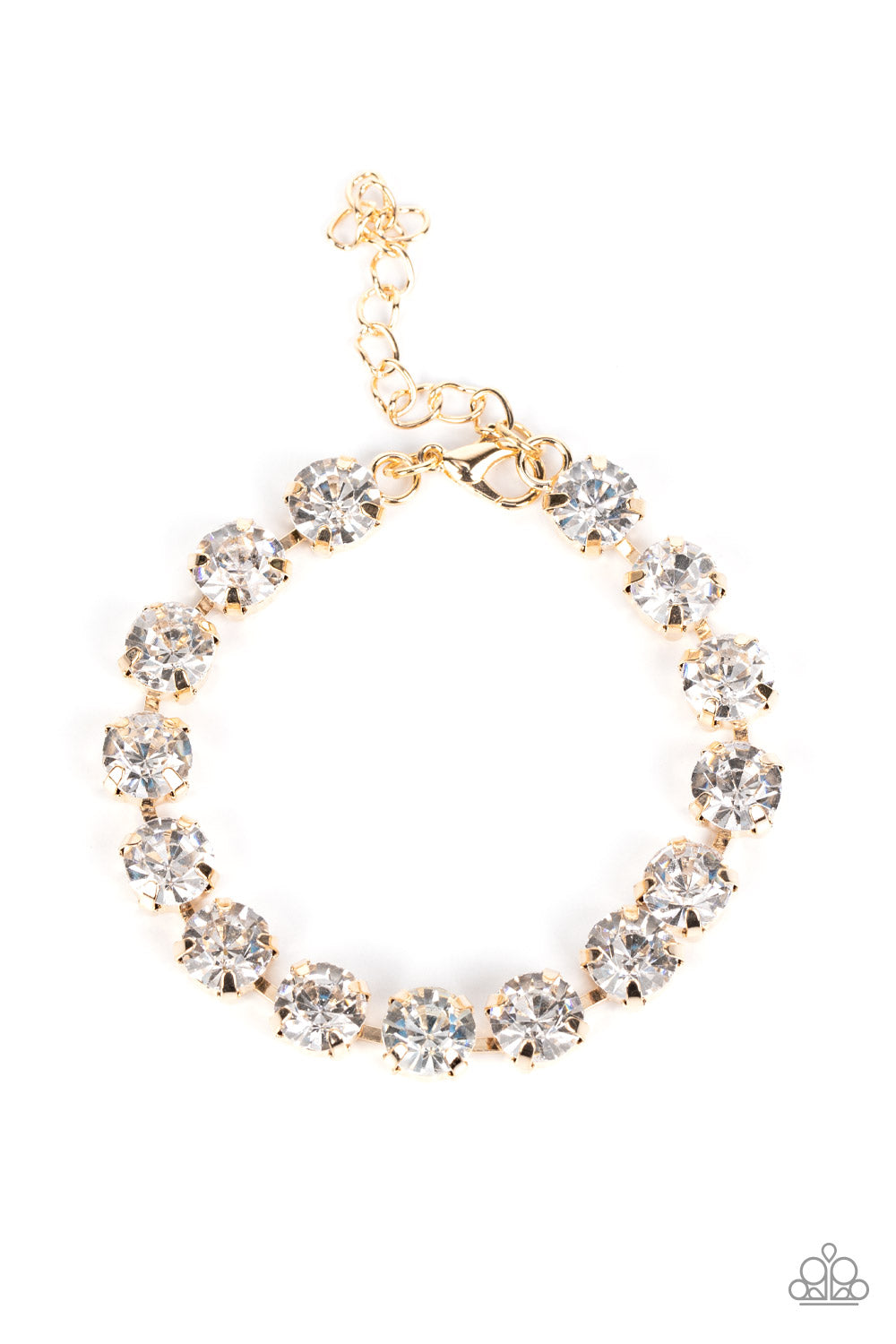 A-Lister Afterglow - Gold Bracelet - Paparazzi Accessories - Paparazzi Accessories 