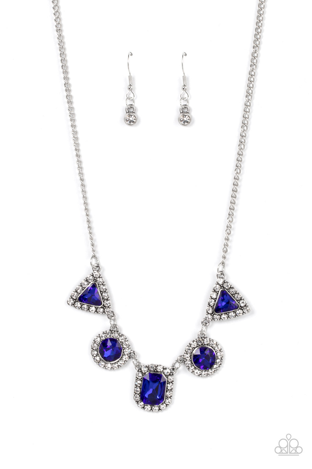 Posh Party Avenue - Blue Necklace - Paparazzi Accessories - Paparazzi Accessories 