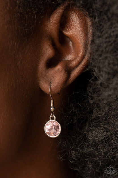 Pampered Powerhouse - Pink & Iridescent Necklace - Paparazzi Accessories 