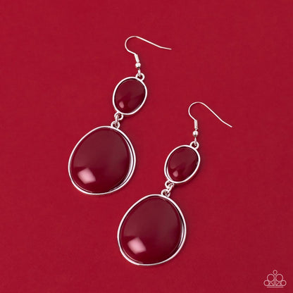 Soulful Samba - Red Earrings - Paparazzi Accessories 