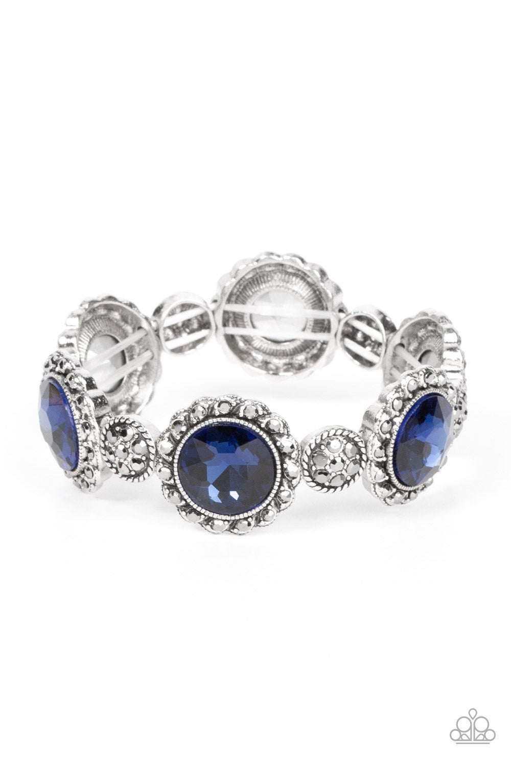 Palace Property - Blue Bracelet - Paparazzi Accessories - LaNisha's Lustrous Jewels