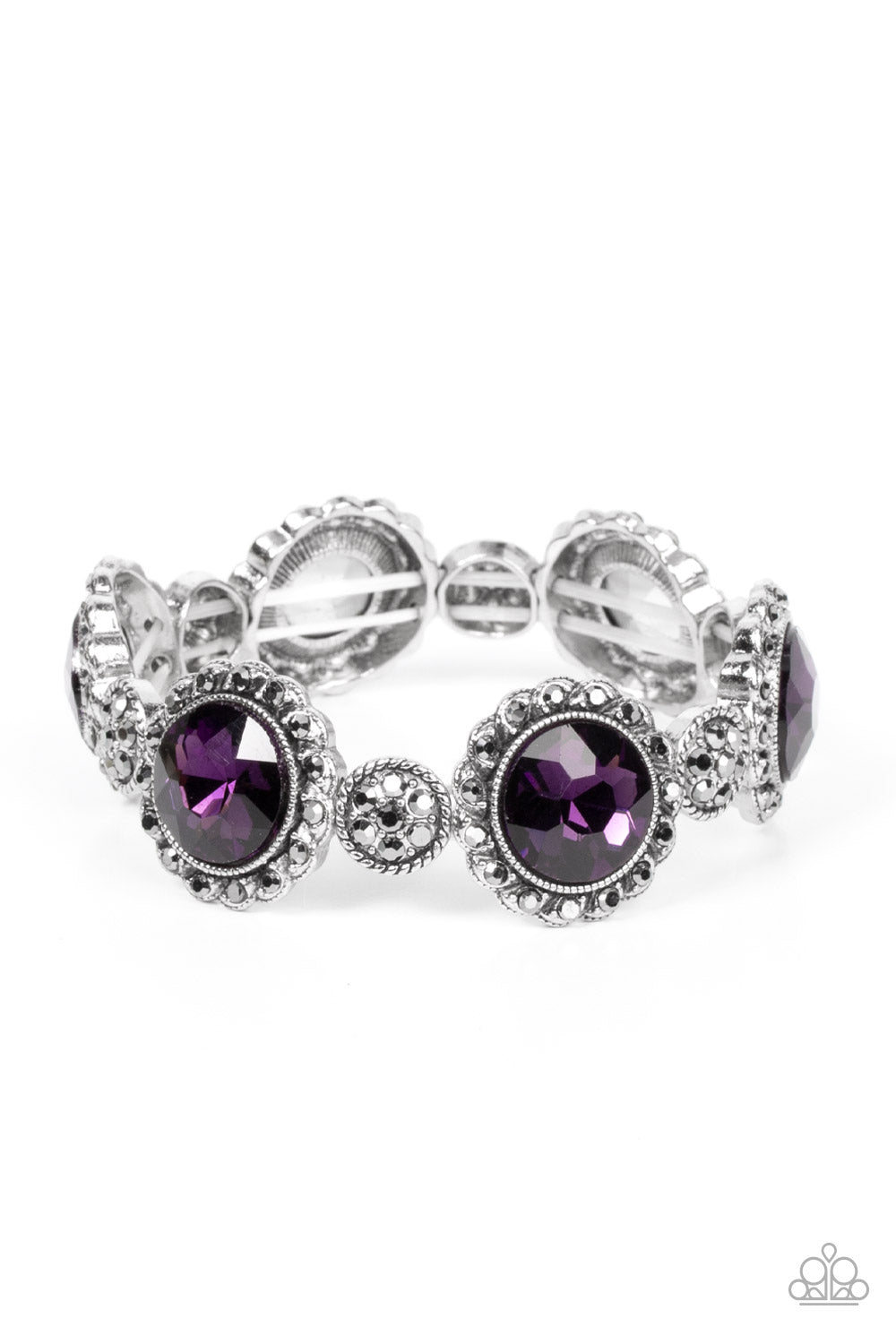 Palace Property - Purple Bracelet - Paparazzi Accessories - Paparazzi Accessories 