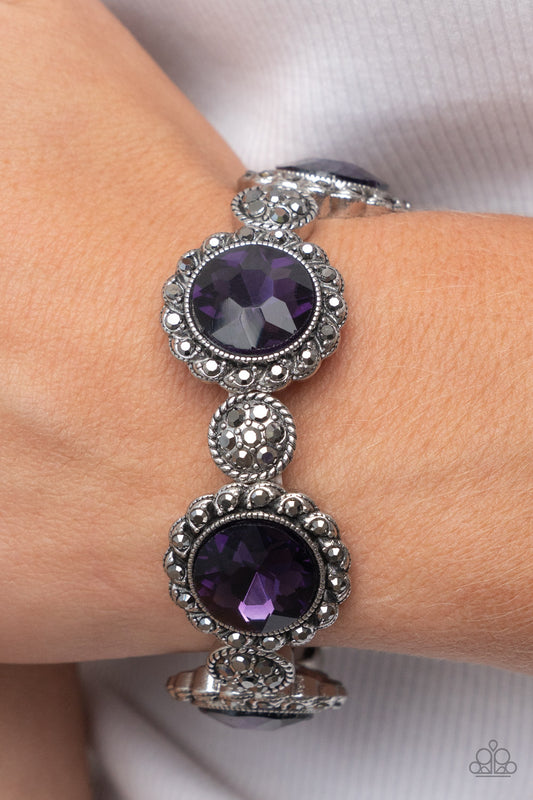 Palace Property - Purple Bracelet - Paparazzi Accessories - Paparazzi Accessories 
