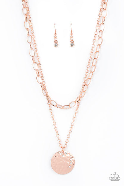 Highlight of My Life - Copper Necklace - Paparazzi Accessories 
