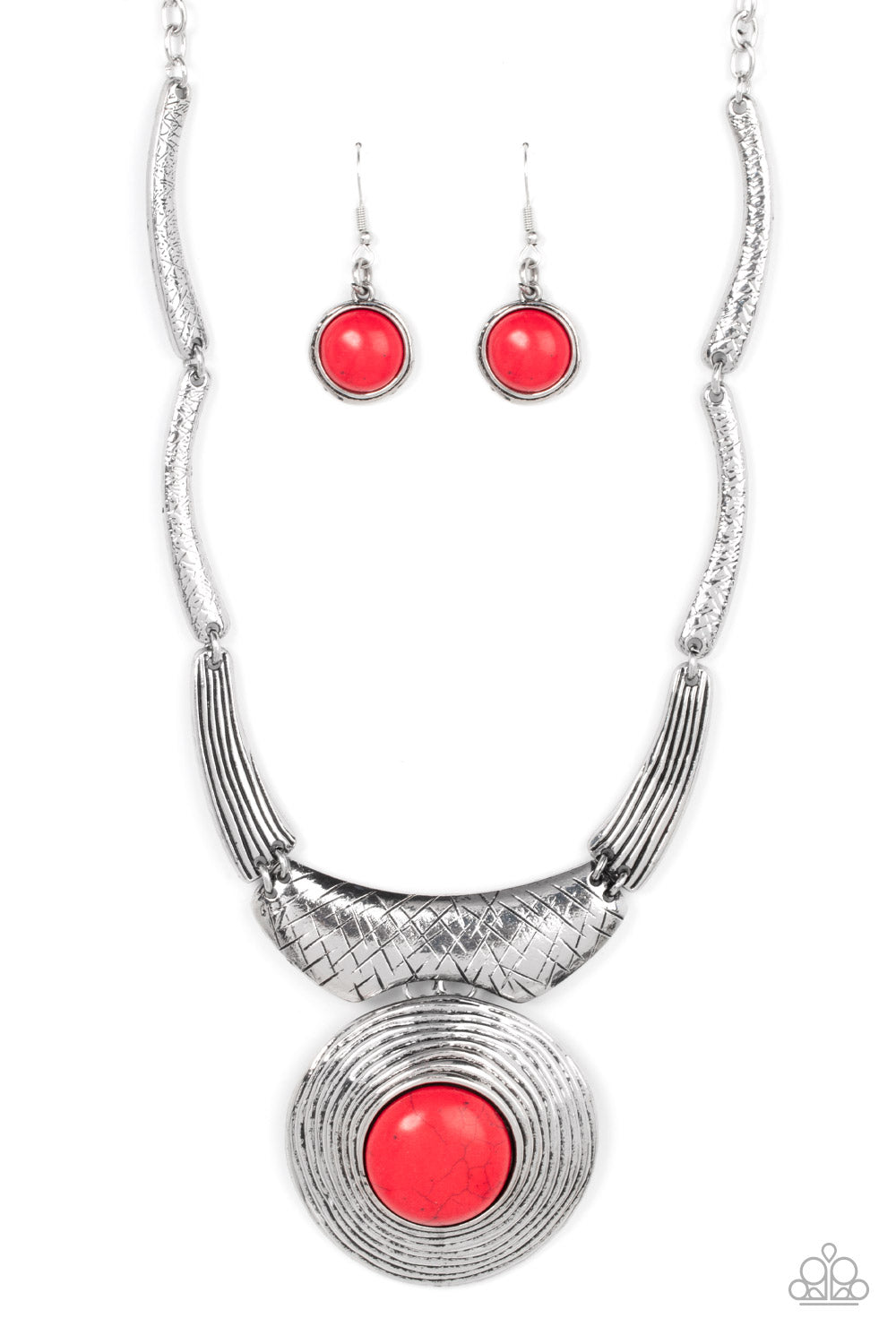 EMPRESS-ive Resume - Red Necklace - Paparazzi Accessories 