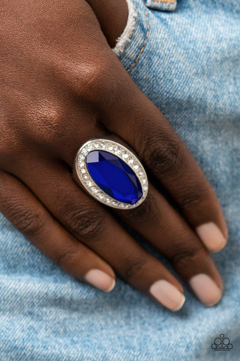 Believe in Bling - Blue Ring - Paparazzi Accessories
