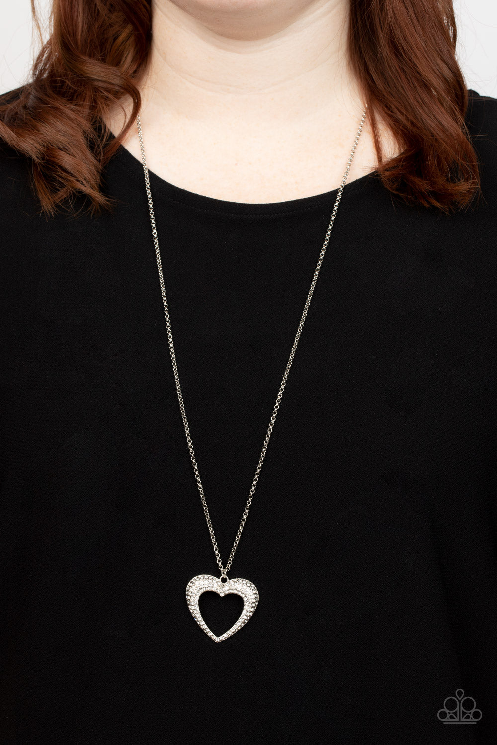 Cupid Charisma - White Necklace  - Paparazzi Accessories - Paparazzi Accessories 