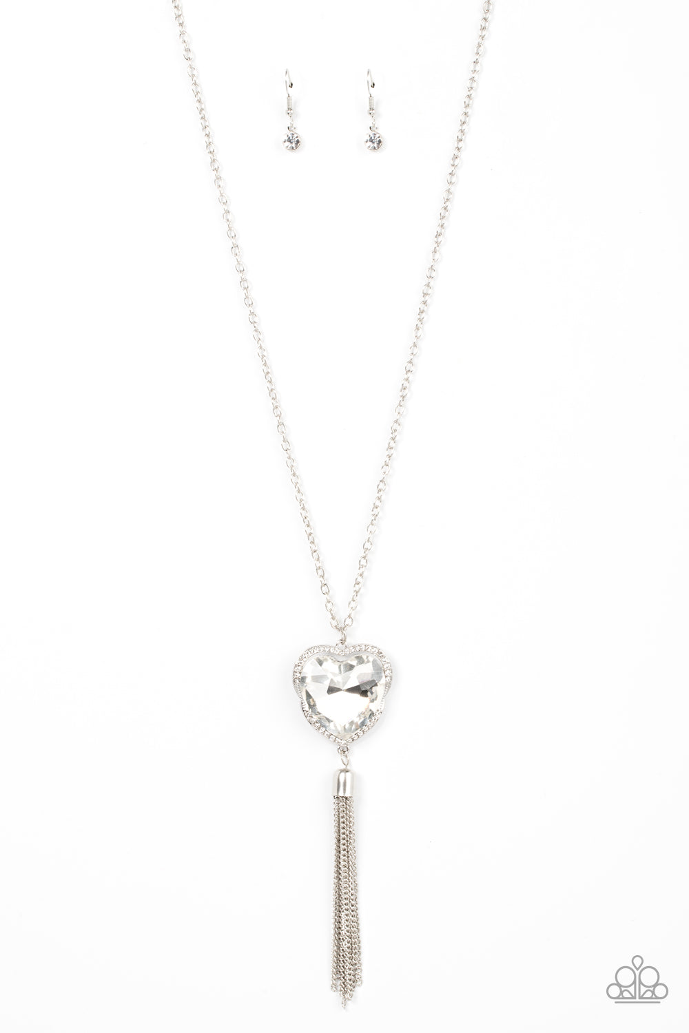 Finding My Forever - White Necklace - Paparazzi Accesseories - Paparazzi Accessories 