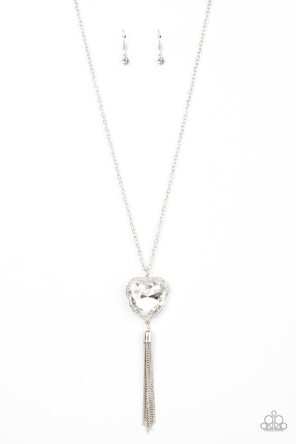 Finding My Forever - White Necklace - Paparazzi Accesseories - Paparazzi Accessories 