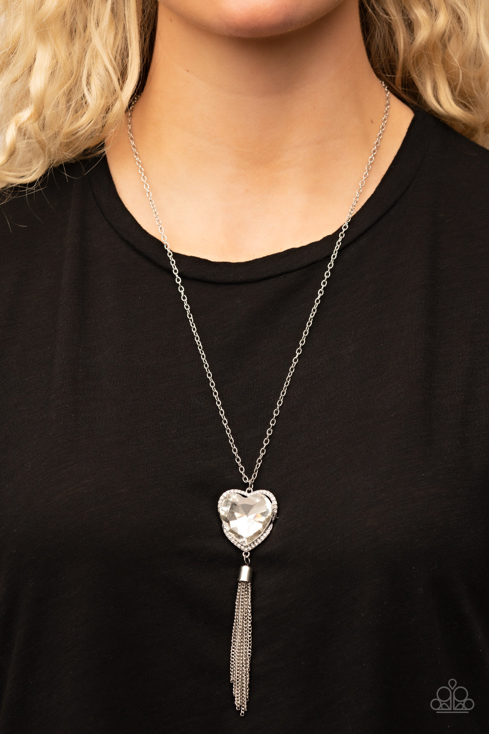 Finding My Forever - White Necklace - Paparazzi Accesseories - Paparazzi Accessories 