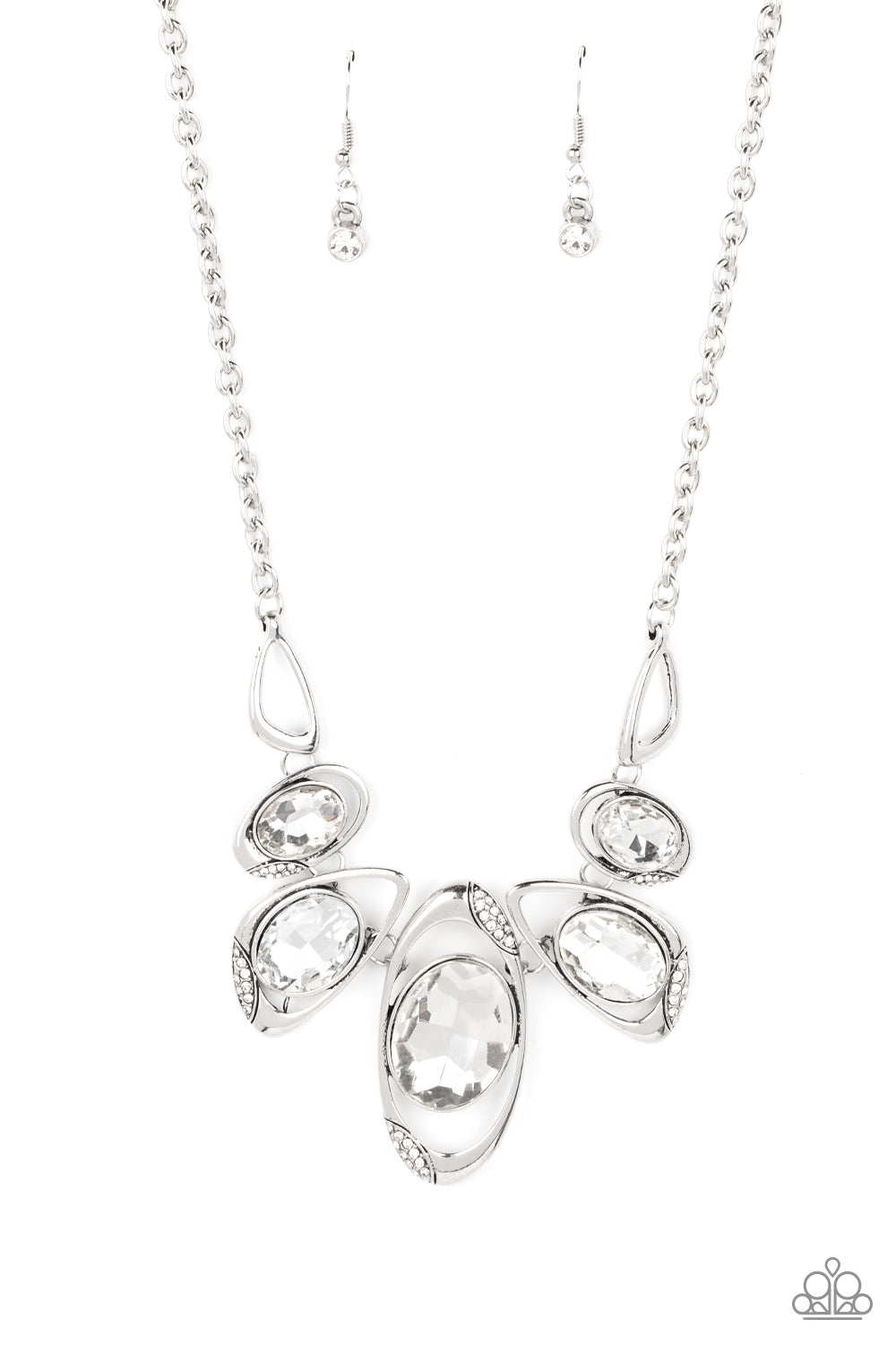 Hypnotic Twinkle - White Necklace - Paparazzi Accessories 