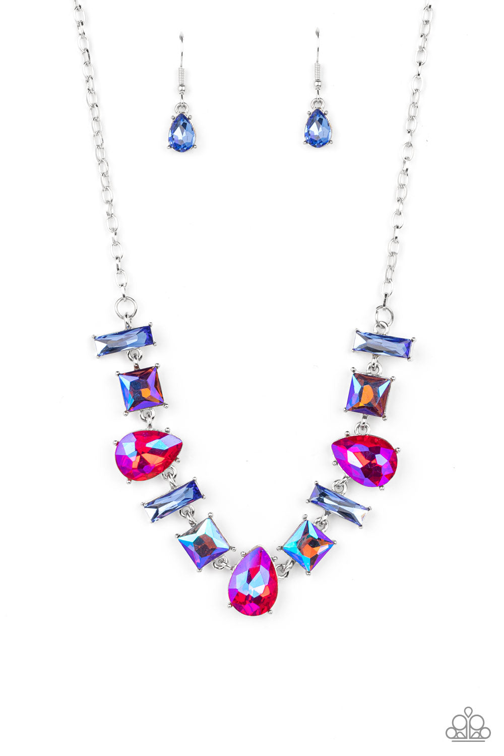 Interstellar Ice - Pink Necklace - Paparazzi Accessories 