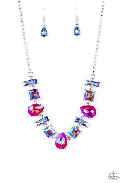 Interstellar Ice - Pink Necklace - Paparazzi Accessories 