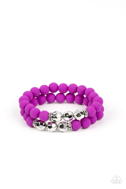 Dip and Dive - Purple Bracelet  - Paparazzi Accessories