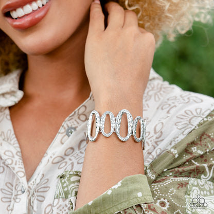 Homestead Heirloom - Silver Bracelet - Paparazzi Accessories - LaNisha's Lustrous Jewels