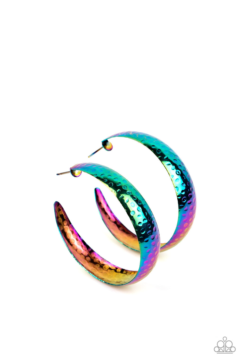 Futuristic Flavor - Multi Earrings - Paparazzi Accessories 
