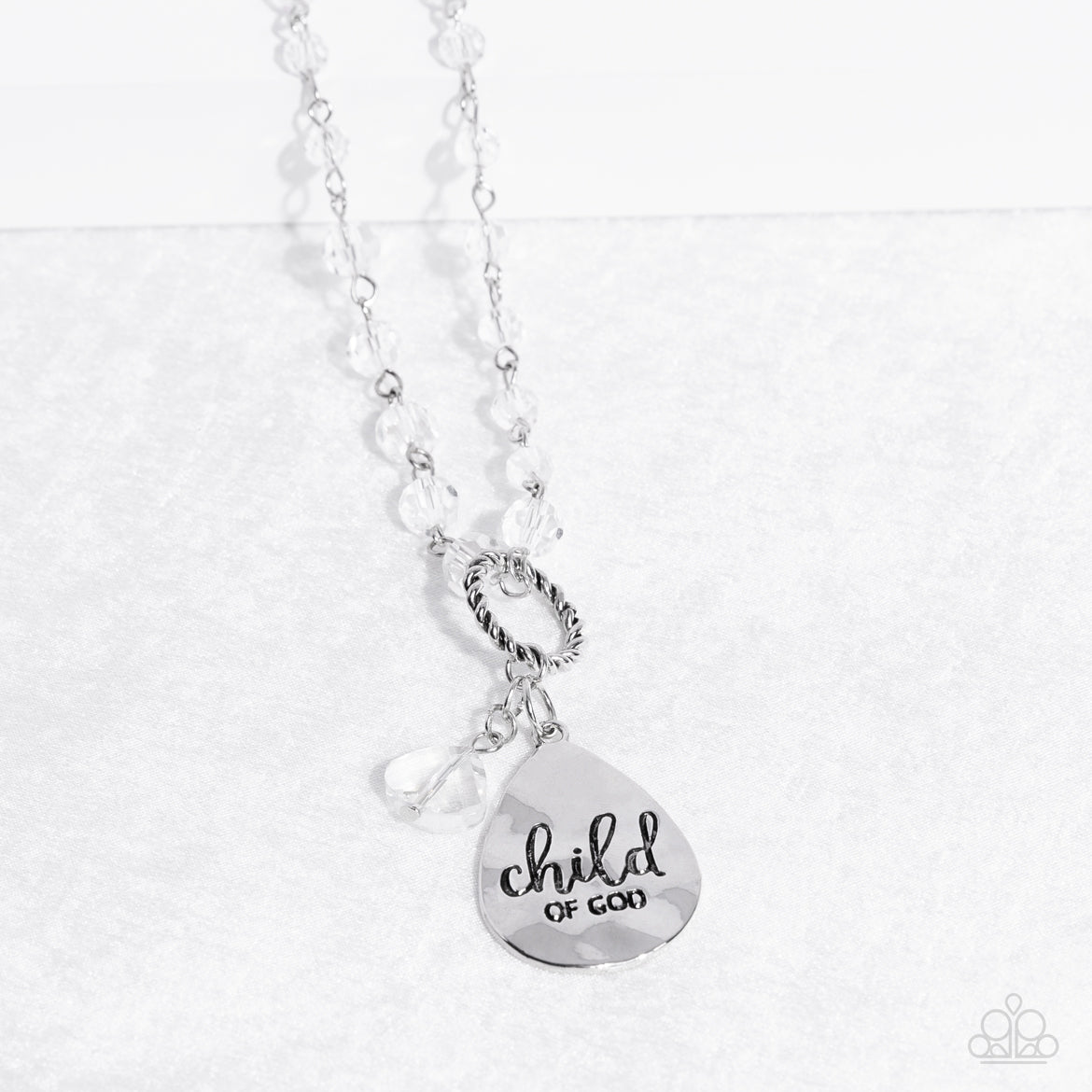 Divine Dance - White Necklace - Paparazzi Accessories - Paparazzi Accessories 