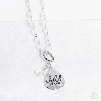 Divine Dance - White Necklace - Paparazzi Accessories - Paparazzi Accessories 