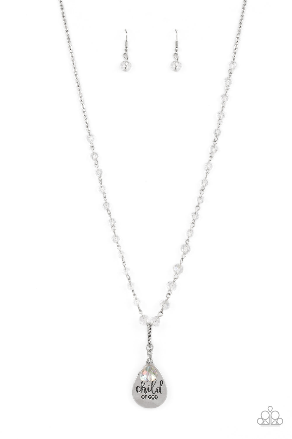 Divine Dance - White Necklace - Paparazzi Accessories - Paparazzi Accessories 