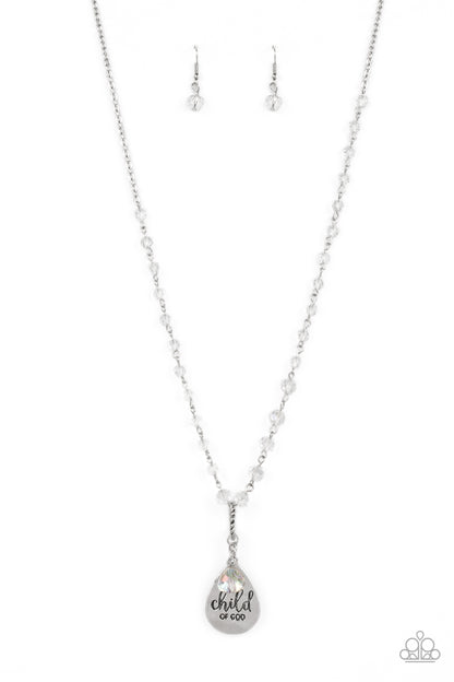 Divine Dance - White Necklace - Paparazzi Accessories - Paparazzi Accessories 