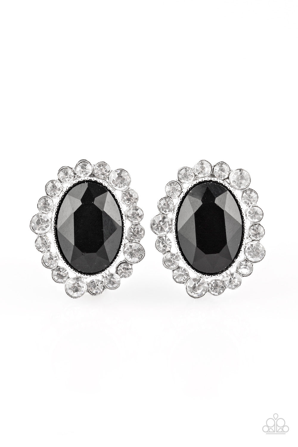 Hold Court - Black Post - Paparazzi Accessories - Paparazzi Accessories 
