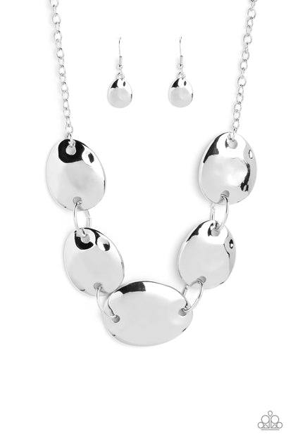 That RING You Do - Silver Necklace  - Paparazzi Accessories