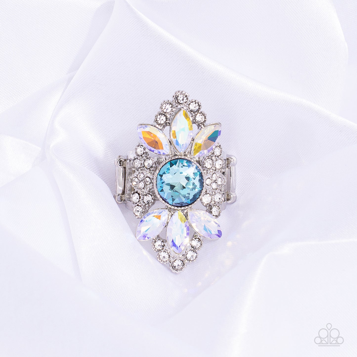 GLISTEN Here! - Blue Ring  - Paparazzi Accessories