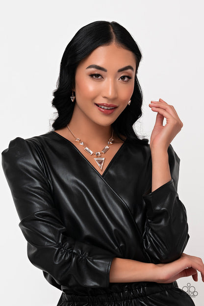 Fetchingly Fierce - Gold Necklace  - Paparazzi Accessories