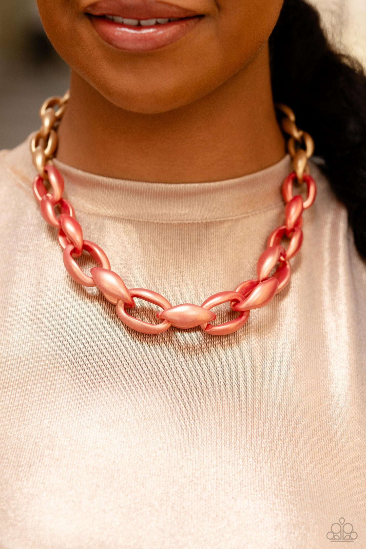 Statement Season - Orange Necklace  - Paparazzi Accessories