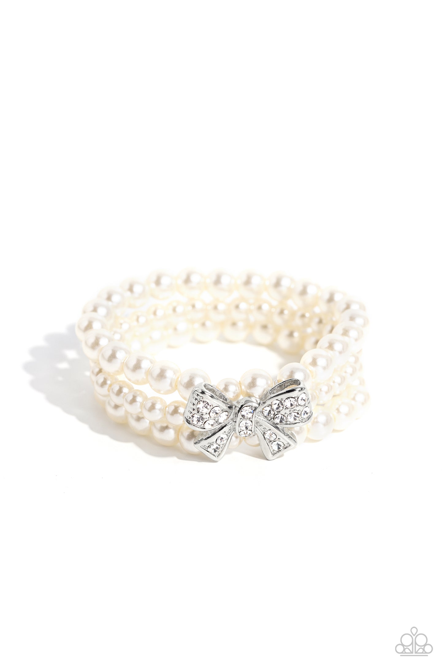 How Do You Do? - White Bracelet - Paparazzi Accessories