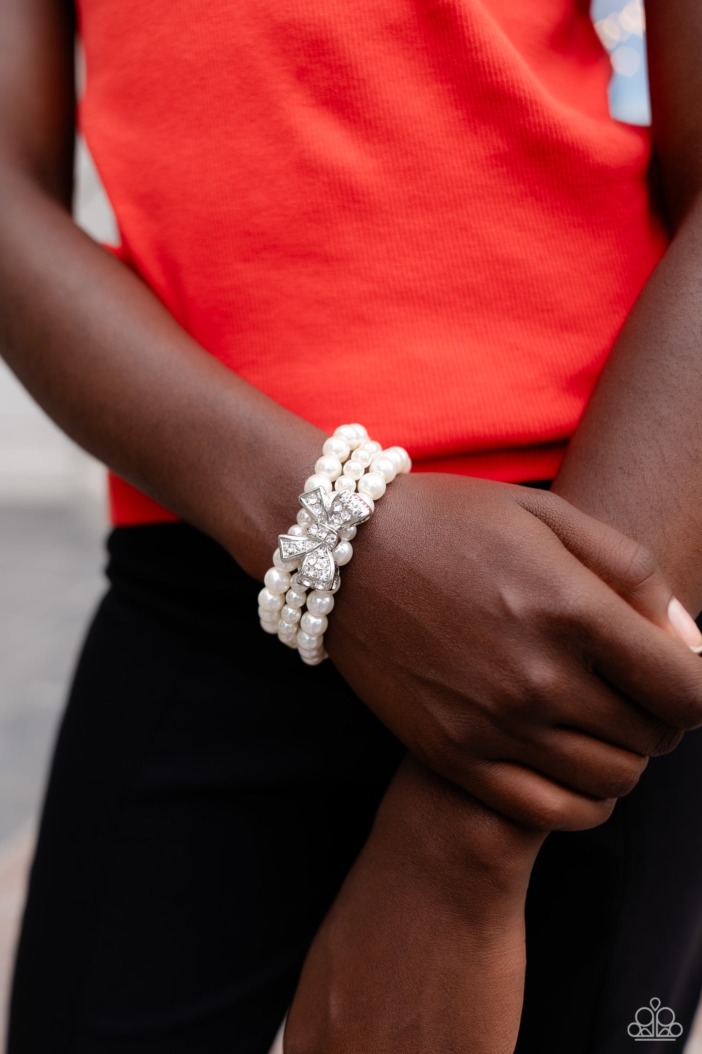 How Do You Do? - White Bracelet - Paparazzi Accessories