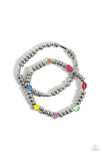 Charming Campaign - Multi Bracelets  - Paparazzi Accessories