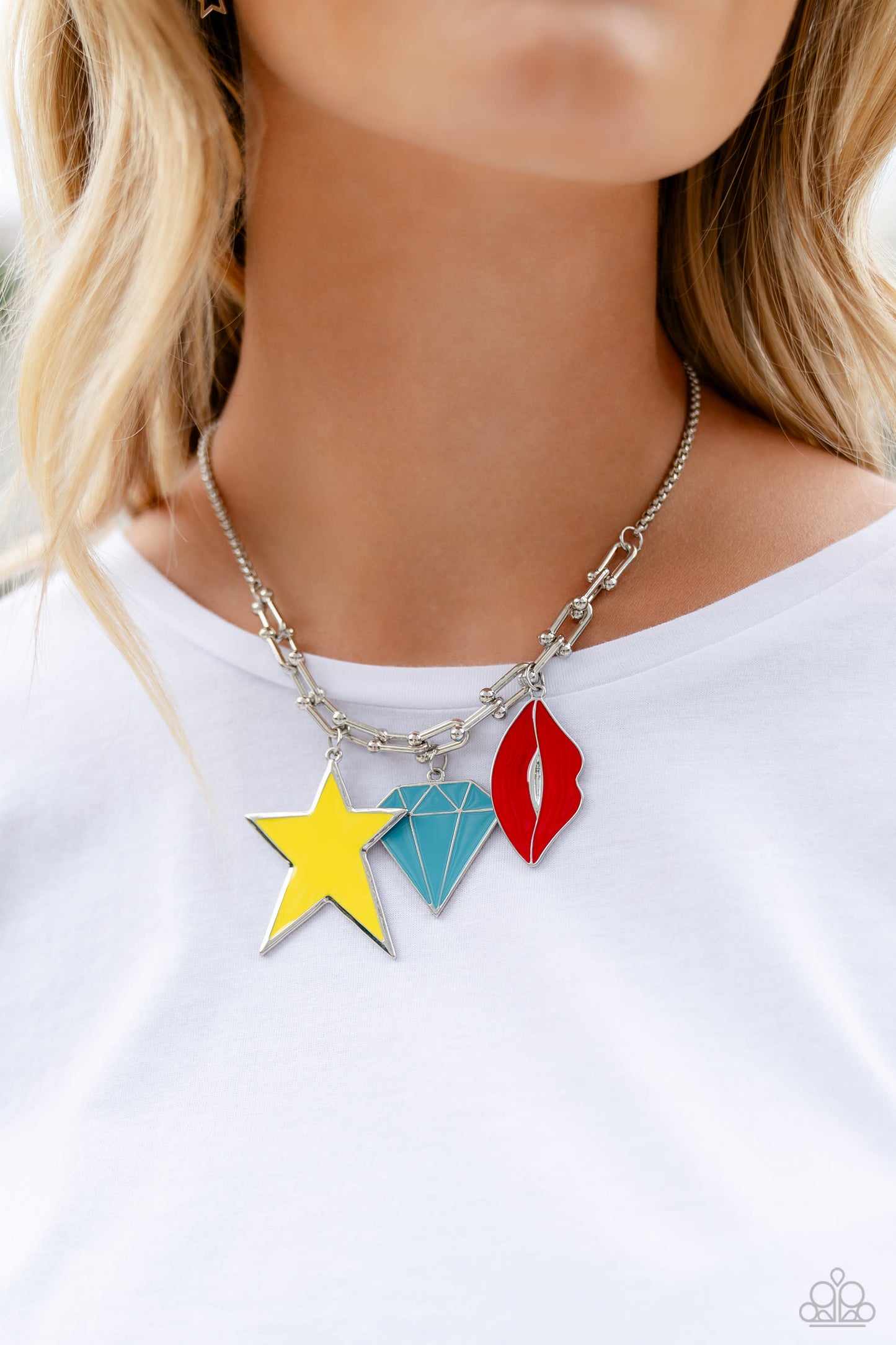 Scouting Shapes - Multi Necklace  - Paparazzi Accessories