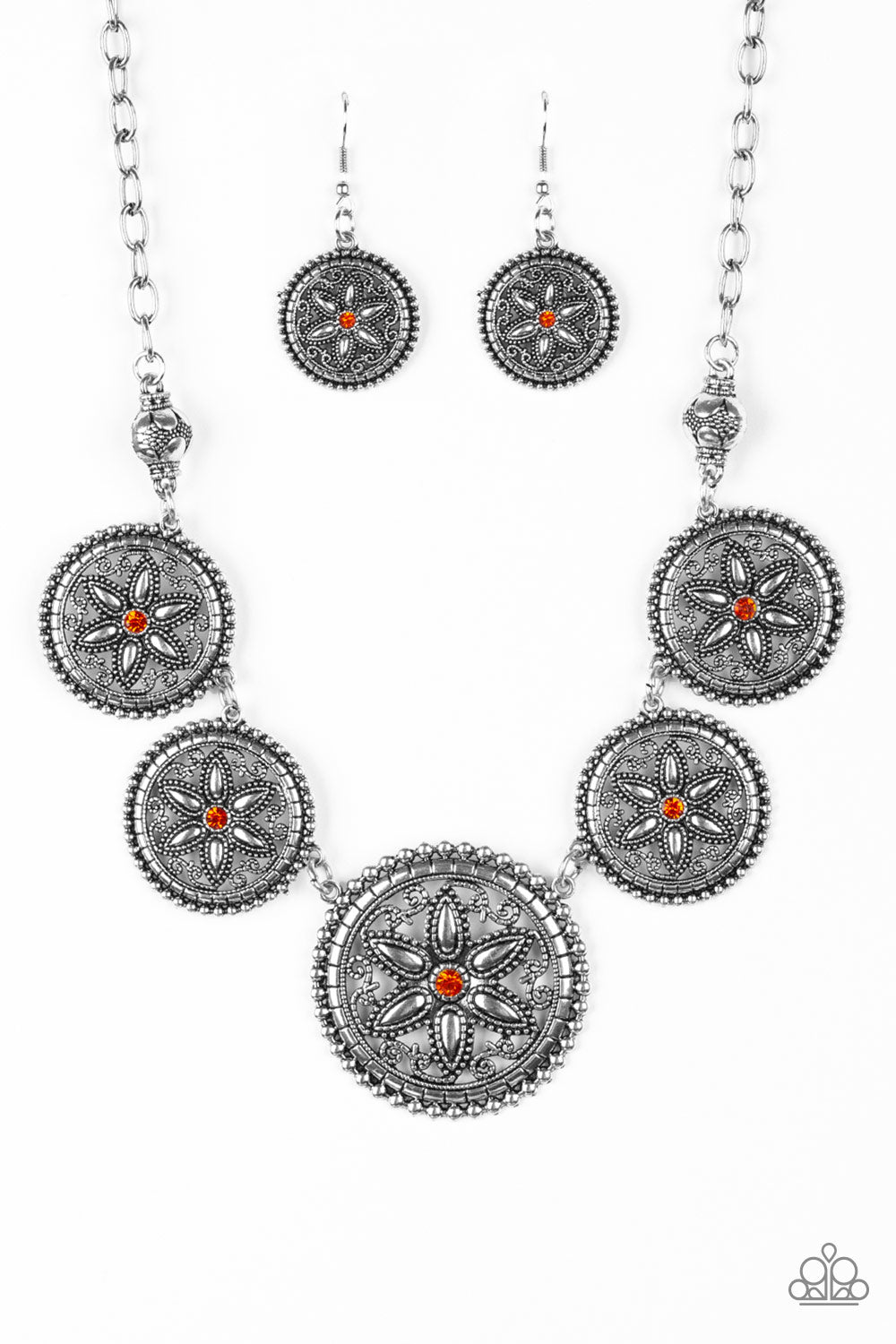 Written In The STAR LILIES - Orange - Paparazzi Accessories 
