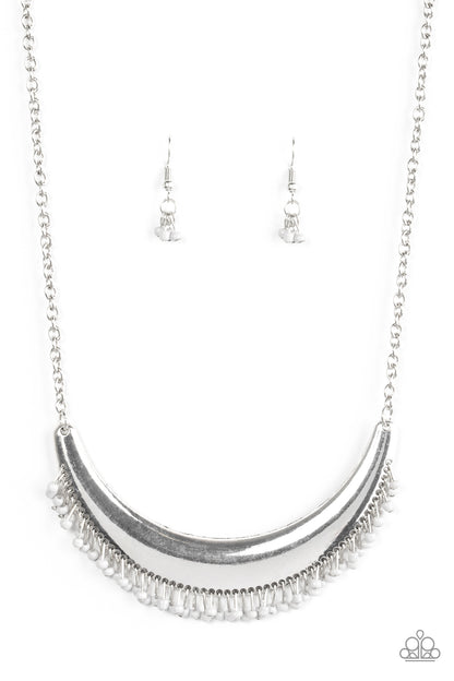 Fringe Out Silver - Paparazzi Accessories 