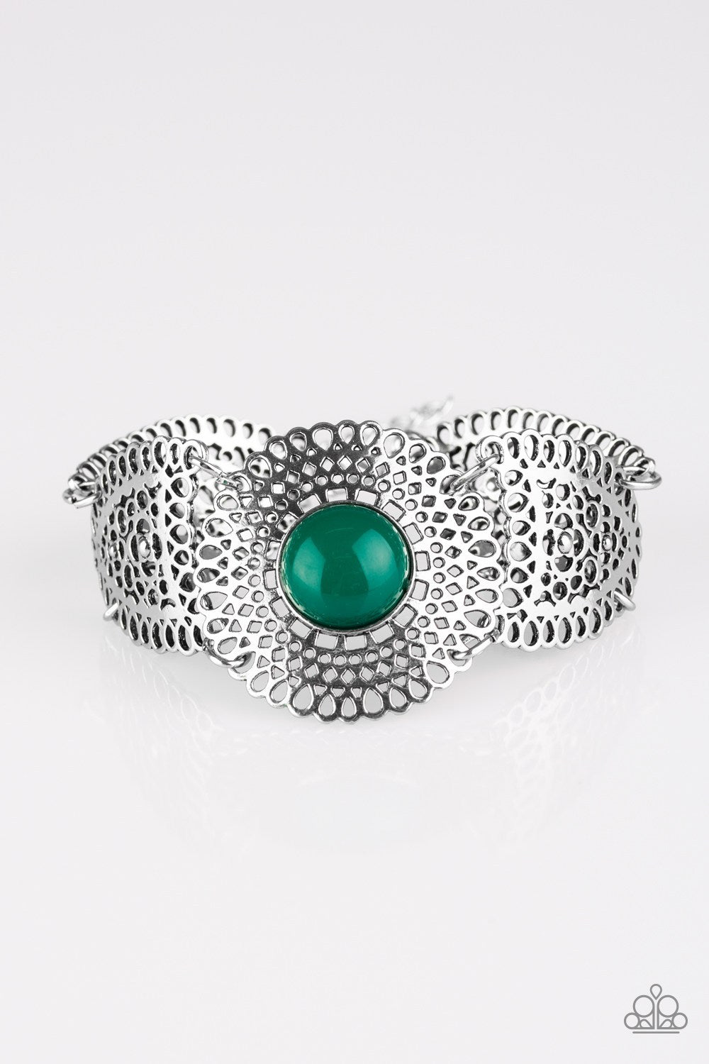 Avant VanGuard - Green Bracelet - Paparazzi Accessories - Paparazzi Accessories 