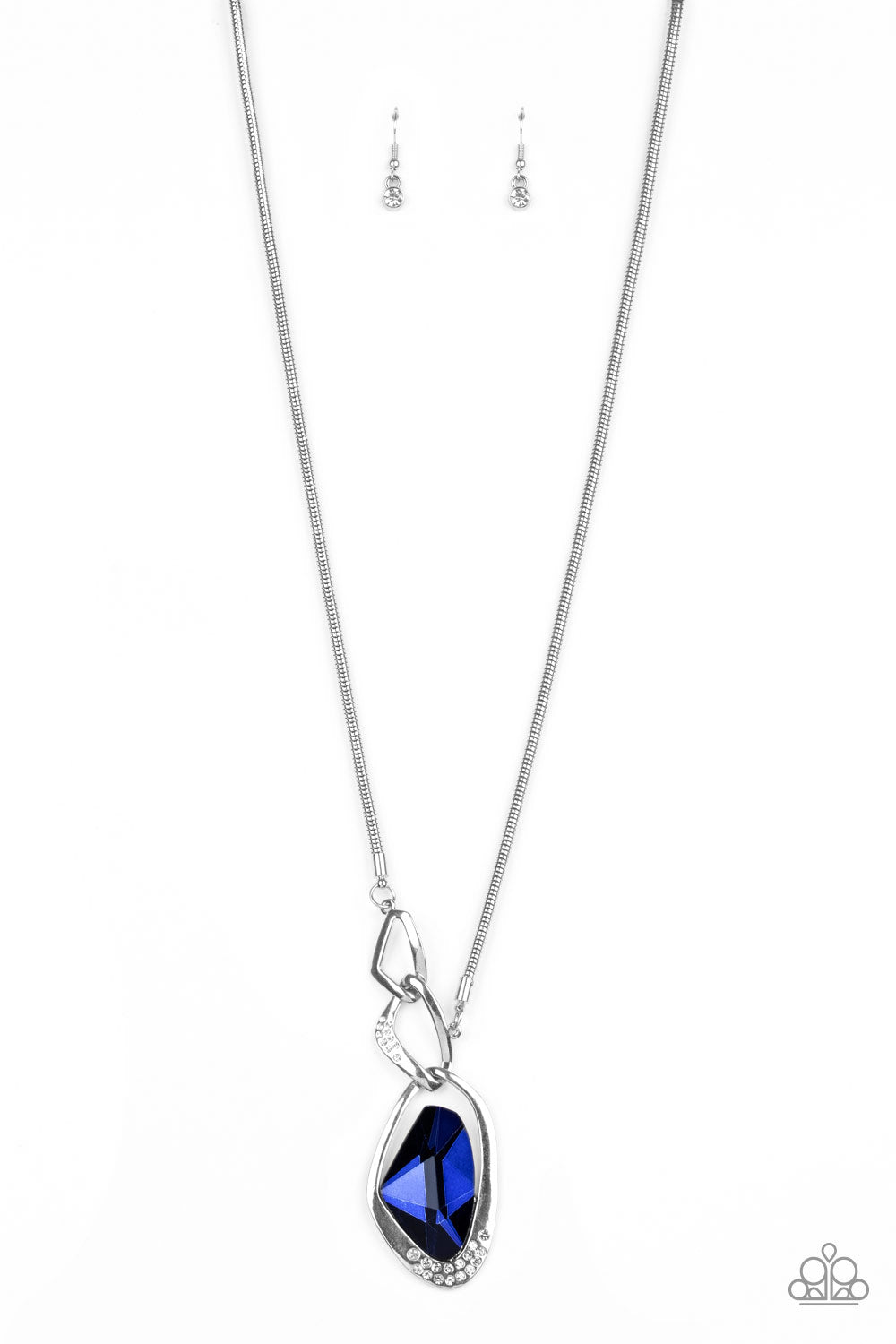 Optical Opulence - Blue Necklace - Paparazzi Accessories - Paparazzi Accessories 