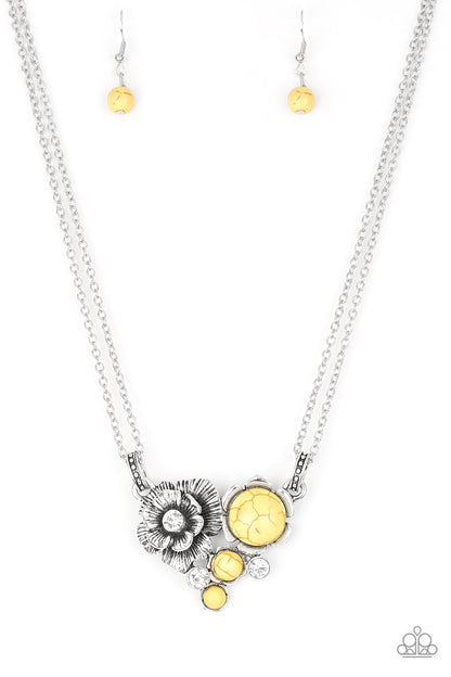Desert Harvest Yellow Necklace - Paparazzi Accessories 
