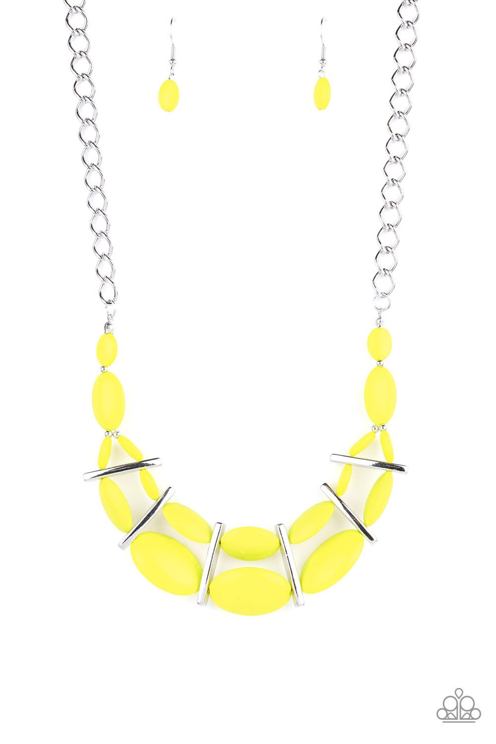 Law of the Jungle - Yellow - Paparazzi Accessories - Paparazzi Accessories 