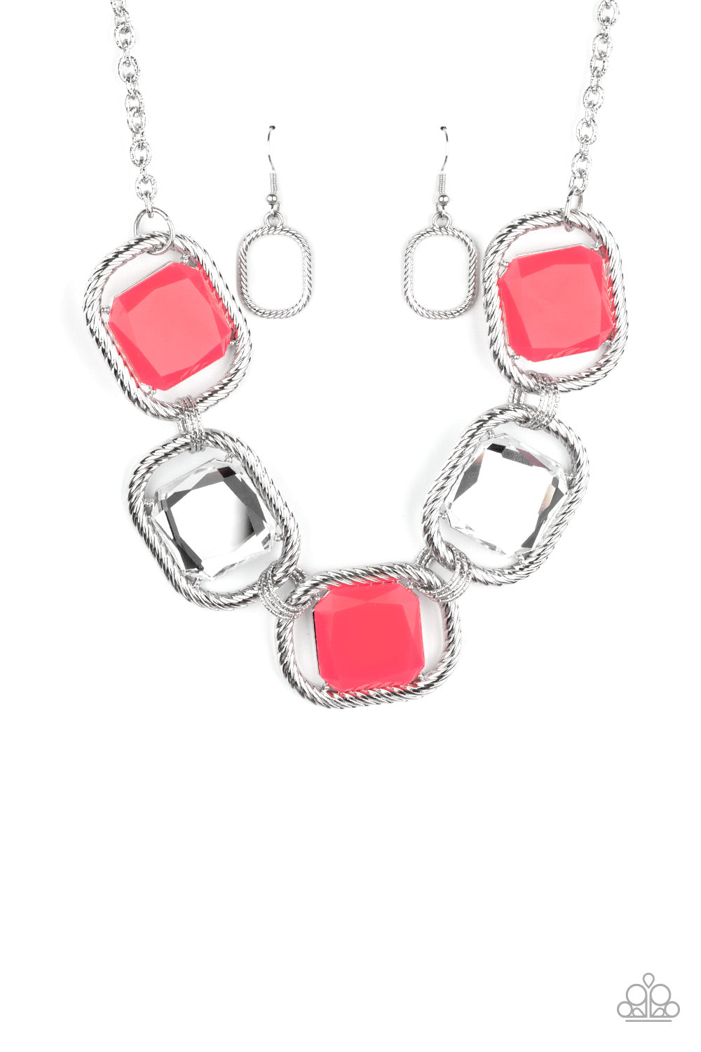 Pucker Up - Pink Necklace - Paparazzi Accessories - Paparazzi Accessories 