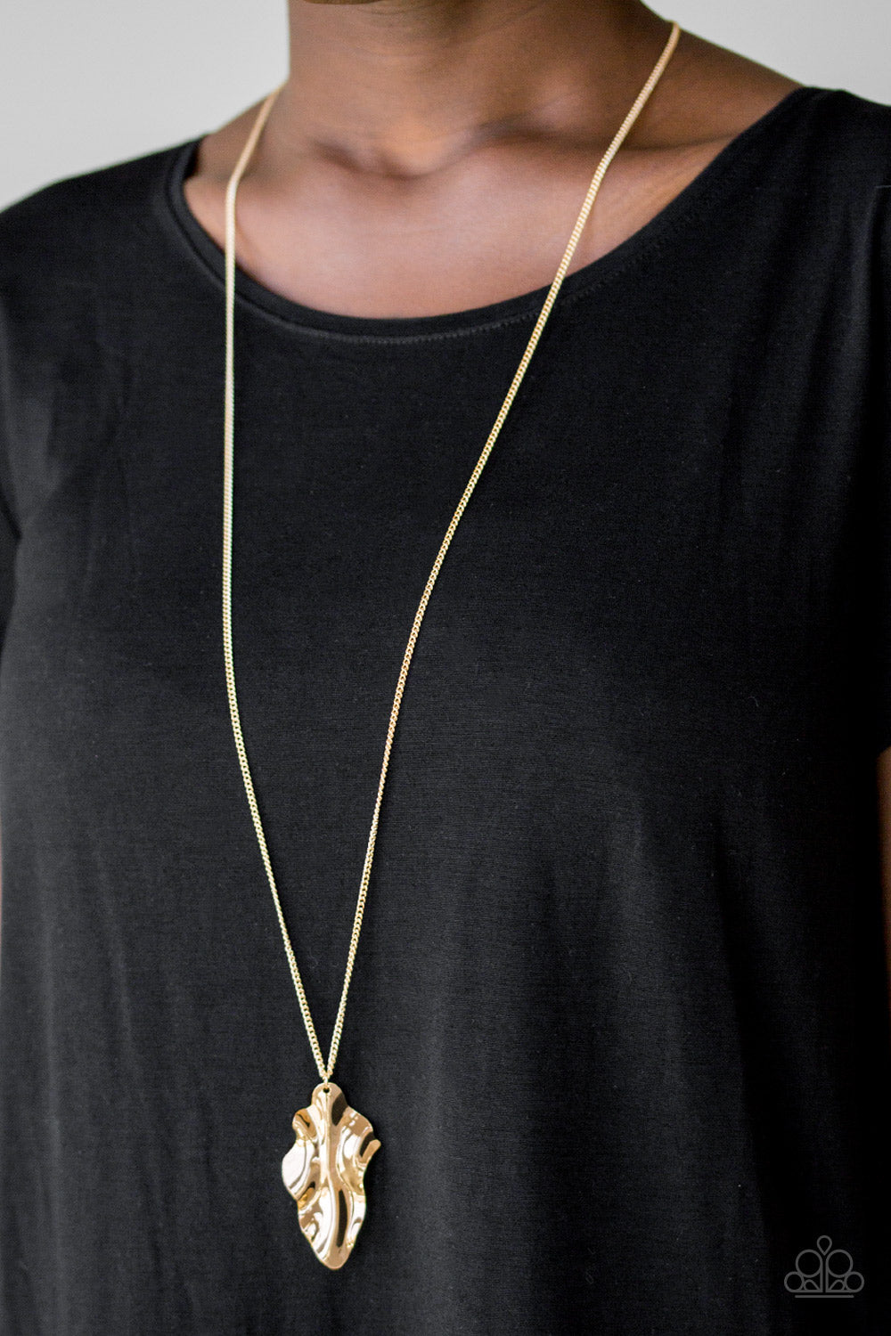Fiercely Fall Gold Necklace - Paparazzi Accessories 