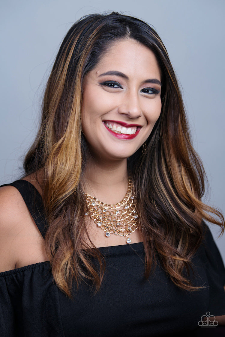 Fishing for Compliments - Gold - Paparazzi Accessories 