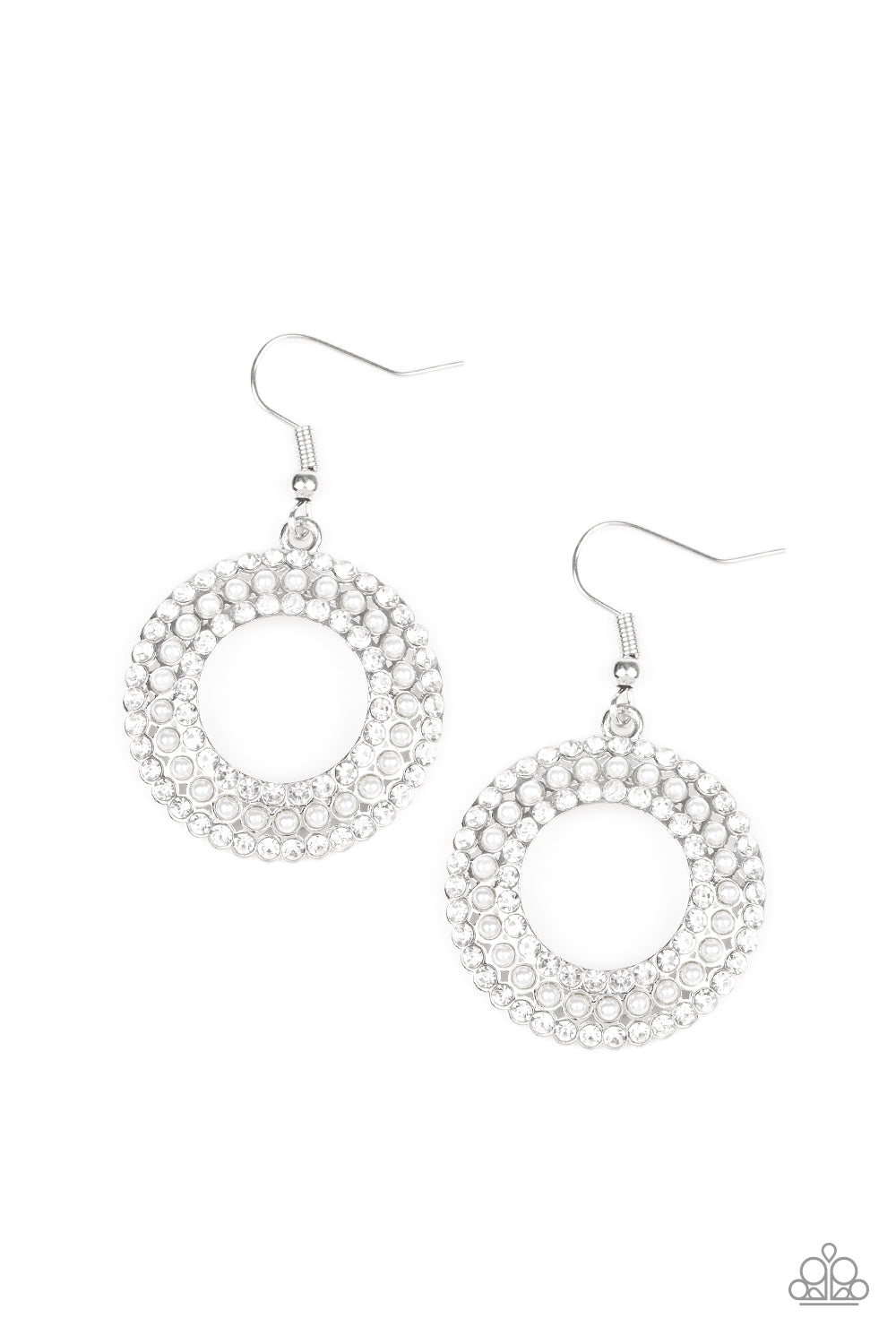 Sparkle Splurge - White - Paparazzi Accessories 