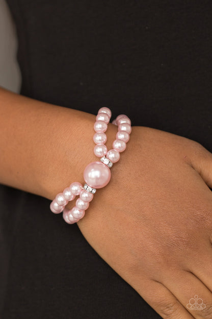 Romantic Redux - Pink Bracelet - Paparazzi Accessories 